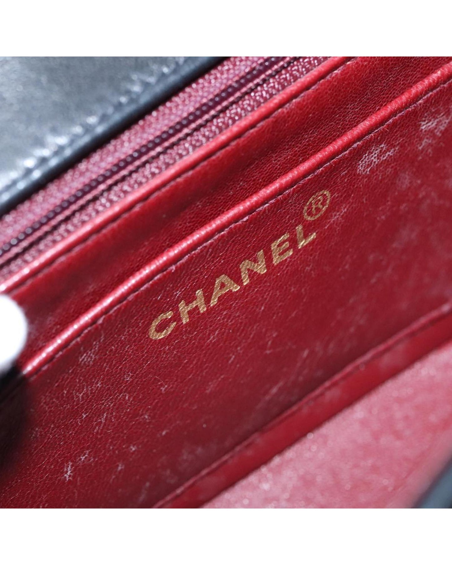 CHANEL Chanel Quilted Lambskin Leather Shoulder Bag