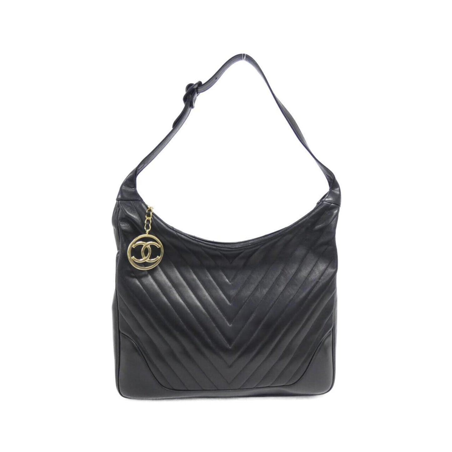 Chanel Chevron Quilted Leather Shoulder Bag