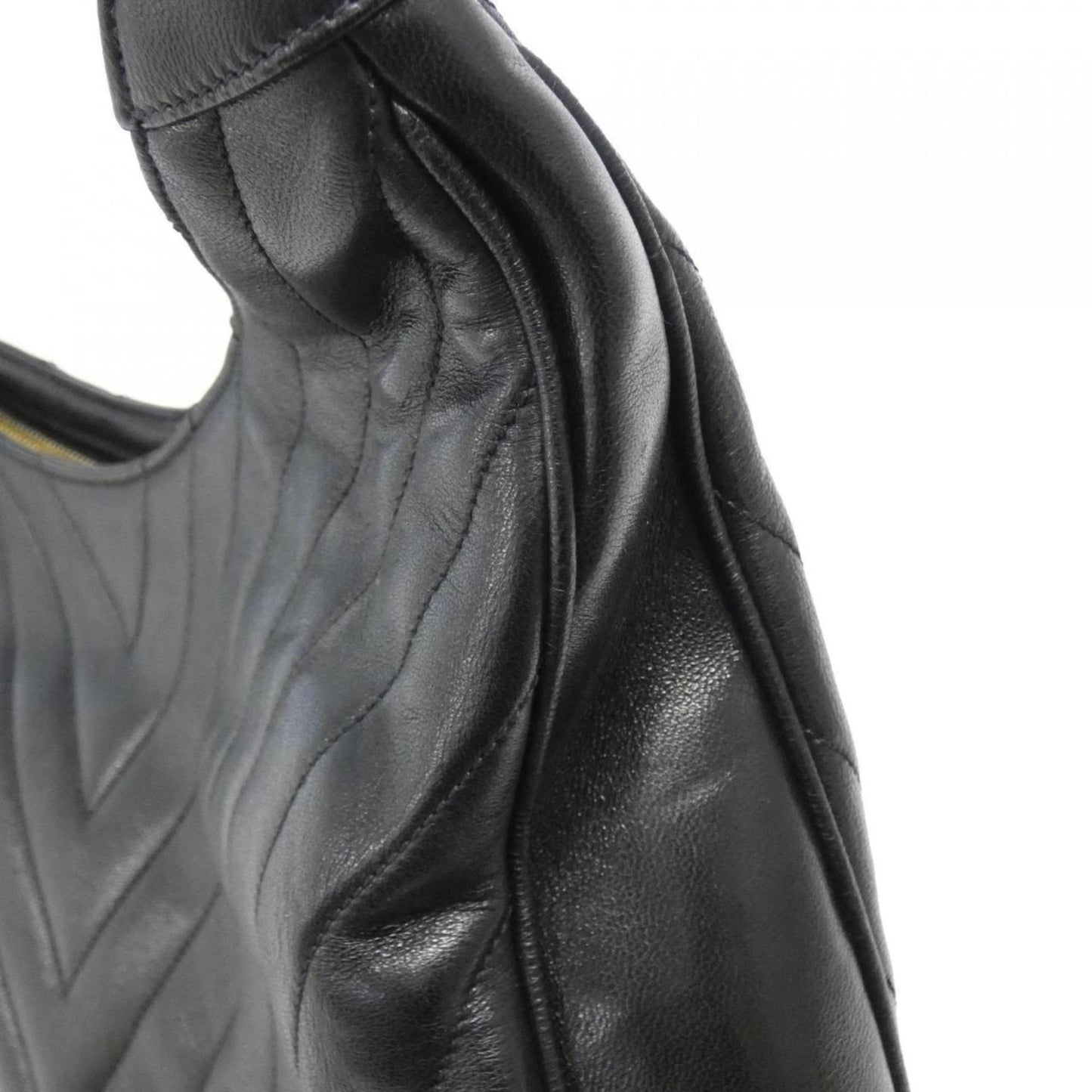 Chanel Chevron Quilted Leather Shoulder Bag