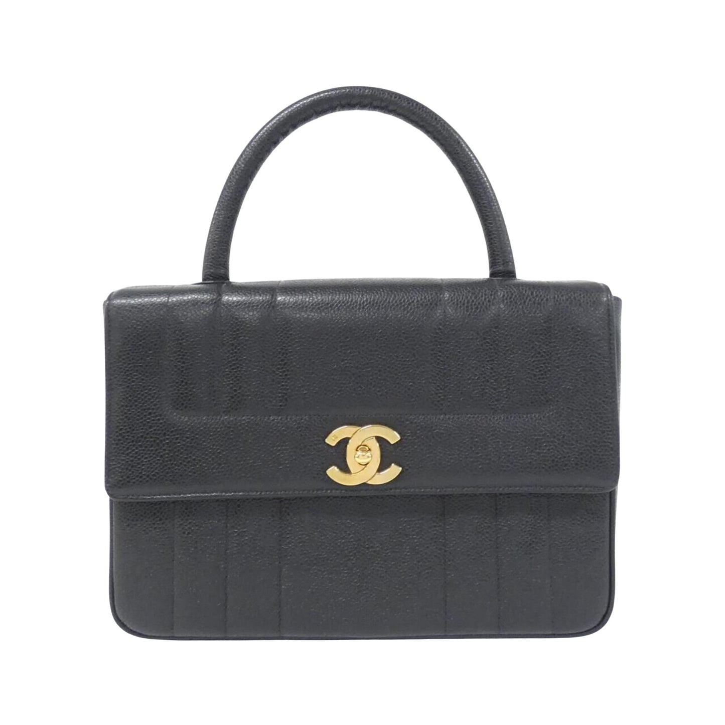 Chanel Caviar Leather TopHandle Handbag