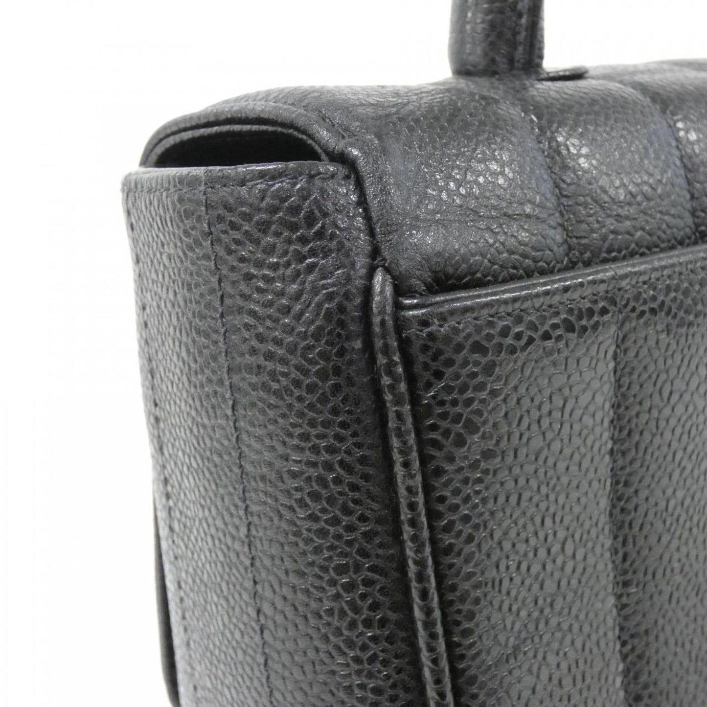Chanel Caviar Leather TopHandle Handbag
