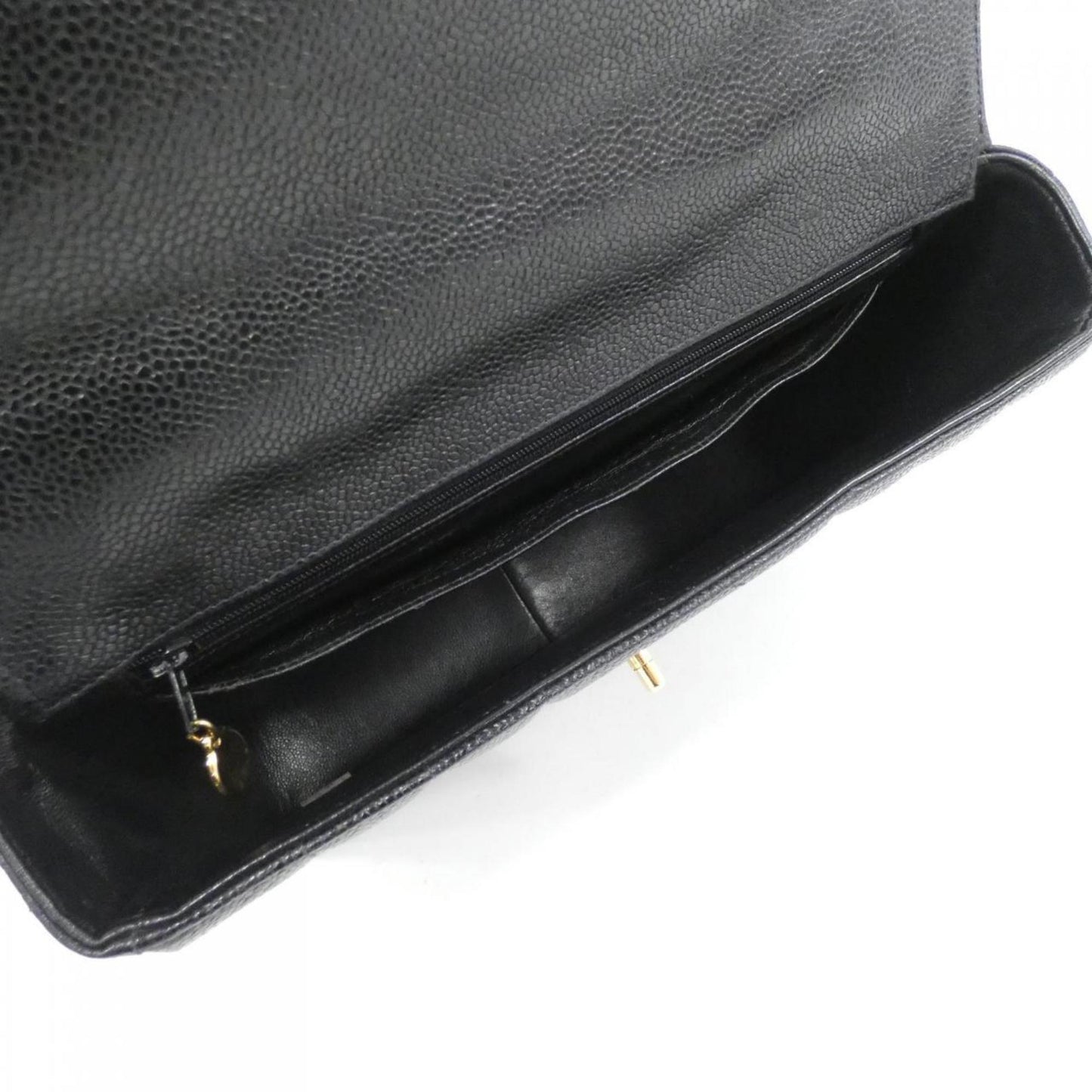 Chanel Caviar Leather TopHandle Handbag