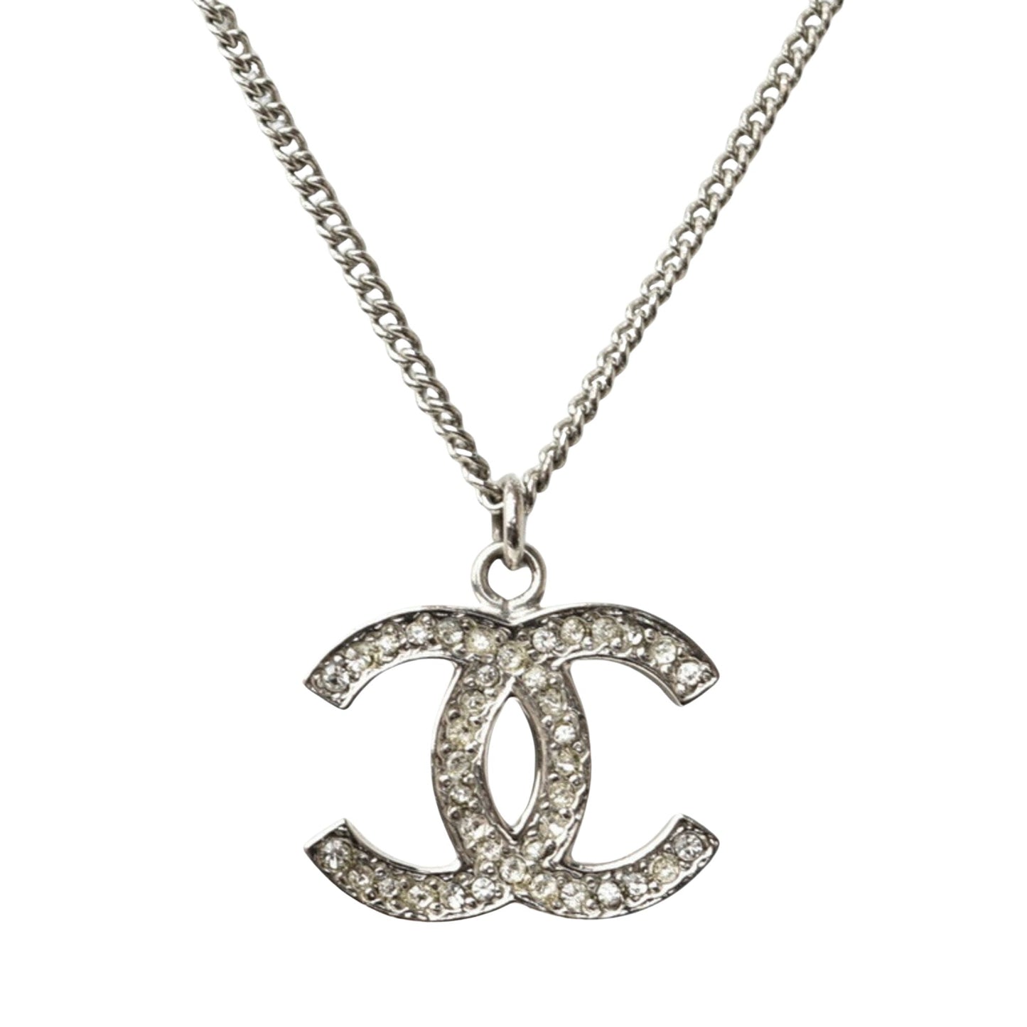 Chanel Elegant Metal Pendant Necklace with Box and Dust Bag