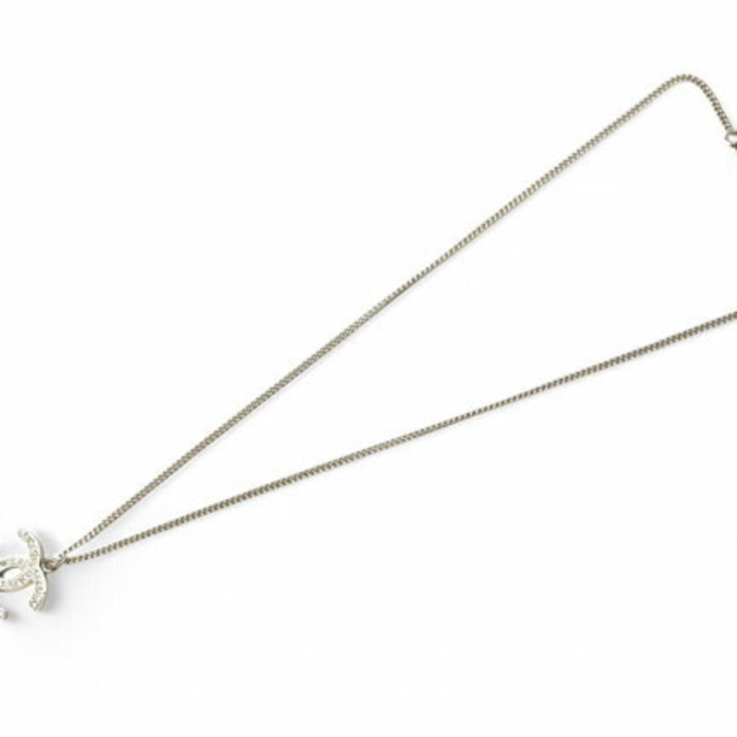 Chanel Elegant Metal Pendant Necklace with Box and Dust Bag