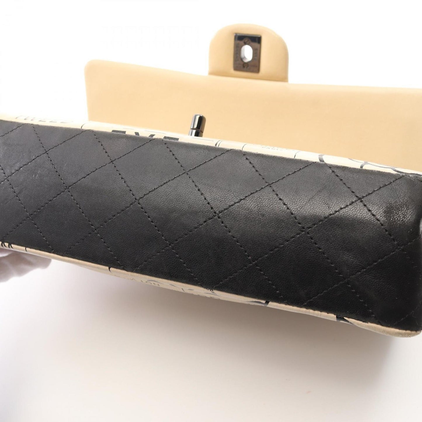 Chanel Chanel Printed Canvas Shoulder Bag