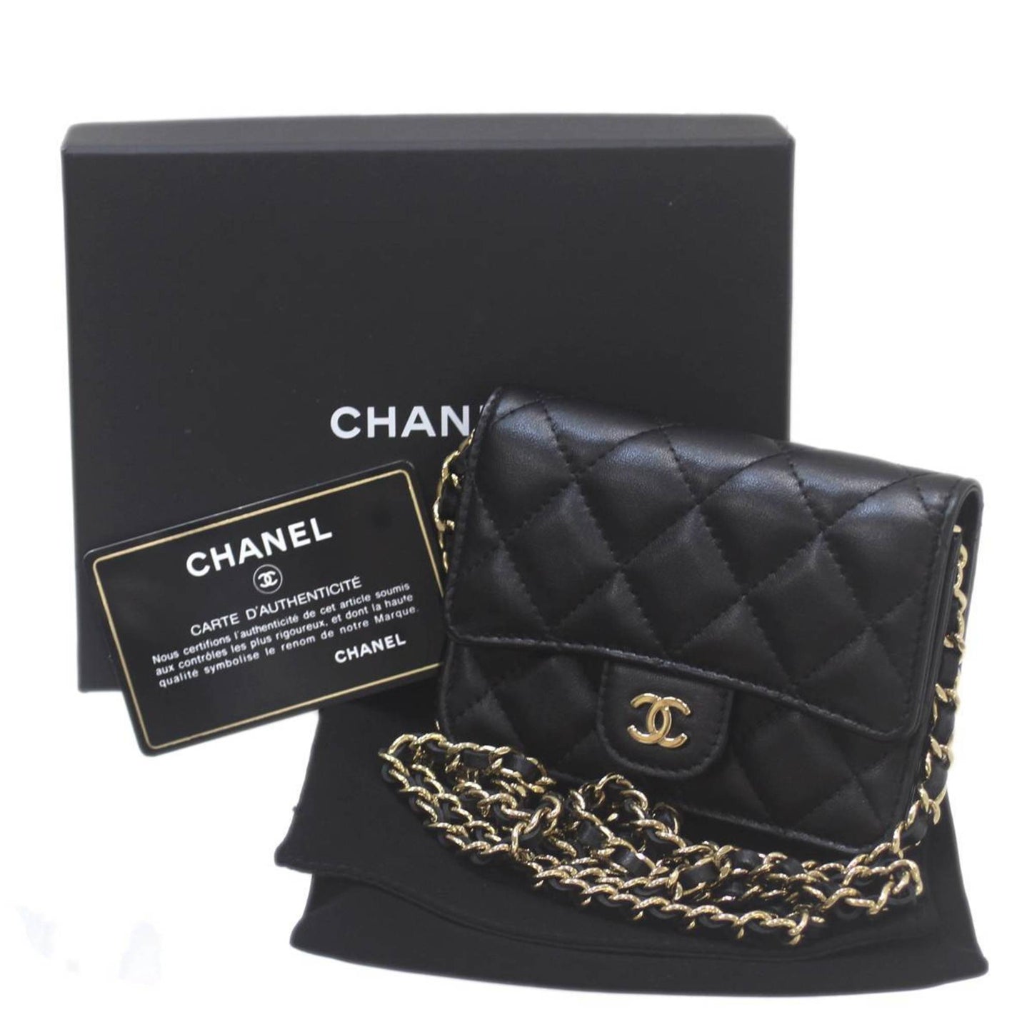 Chanel Chanel Quilted Lambskin Chain Bag