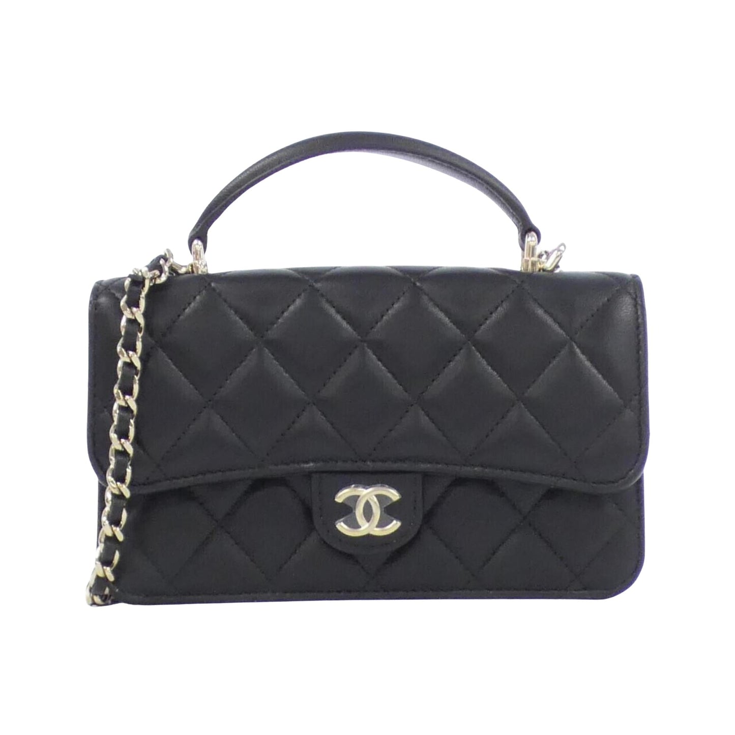 Chanel Chanel Quilted Lambskin Shoulder Bag
