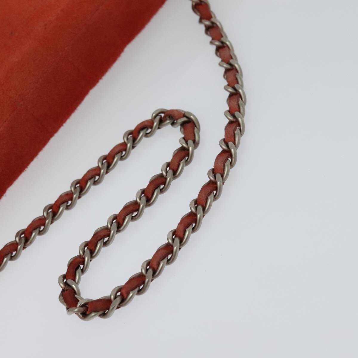 Chanel Quilted Suede Chain Bag