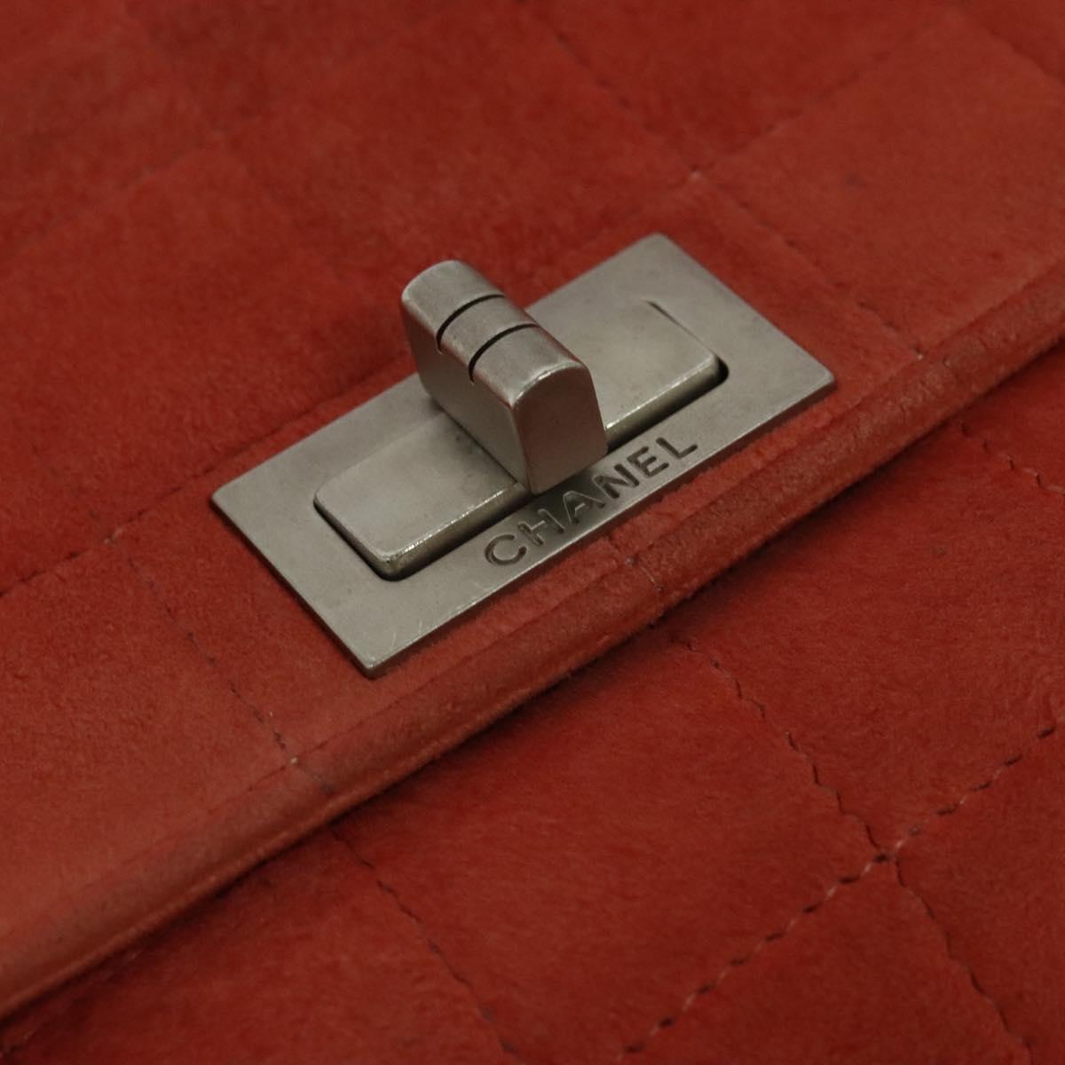 Chanel Quilted Suede Chain Bag
