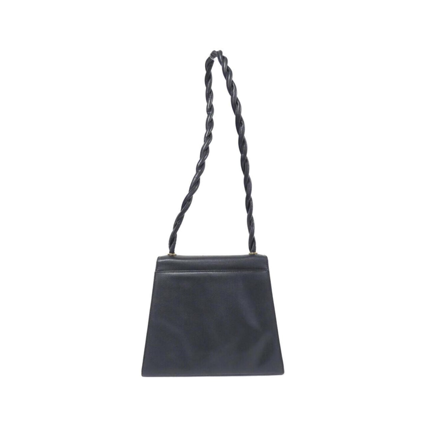 Chanel Twisted Strap Leather Shoulder Bag