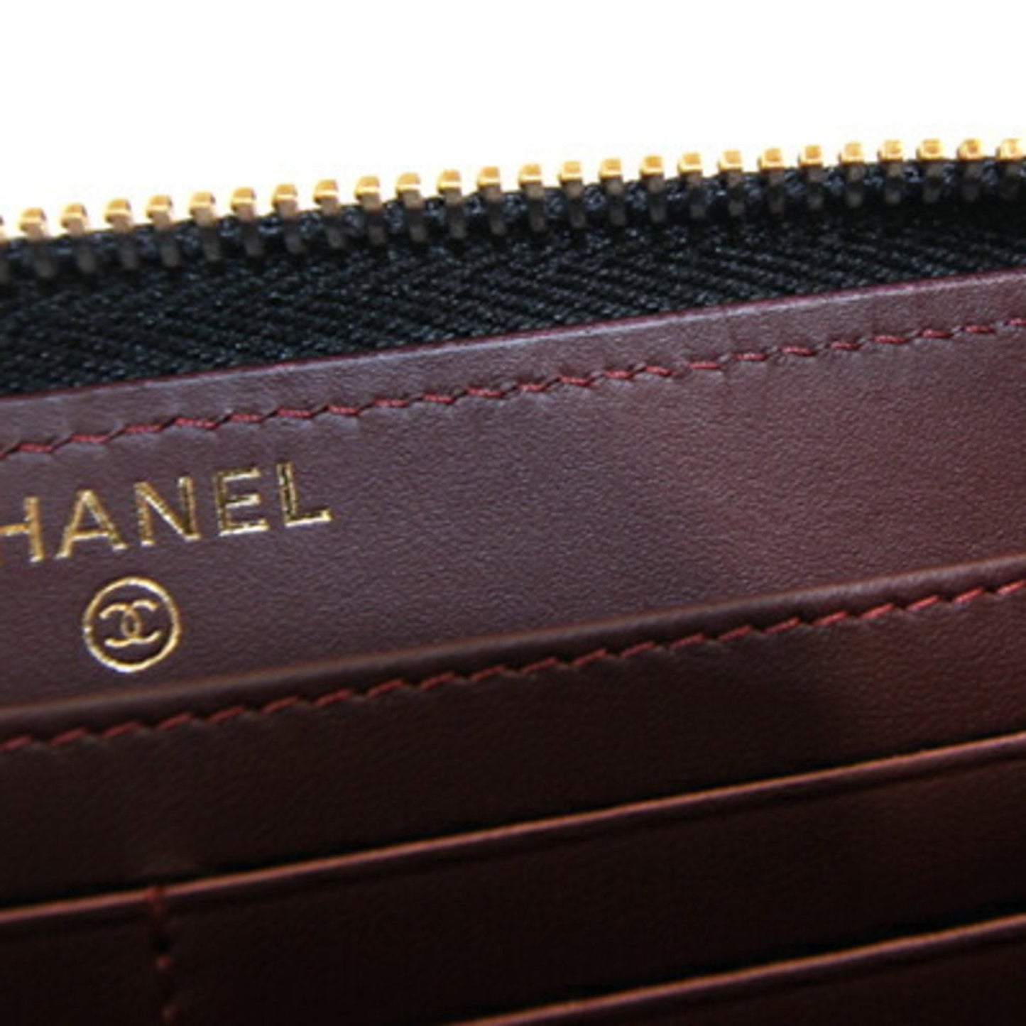 Chanel Quilted Leather Wallet with Box and Dust Bag