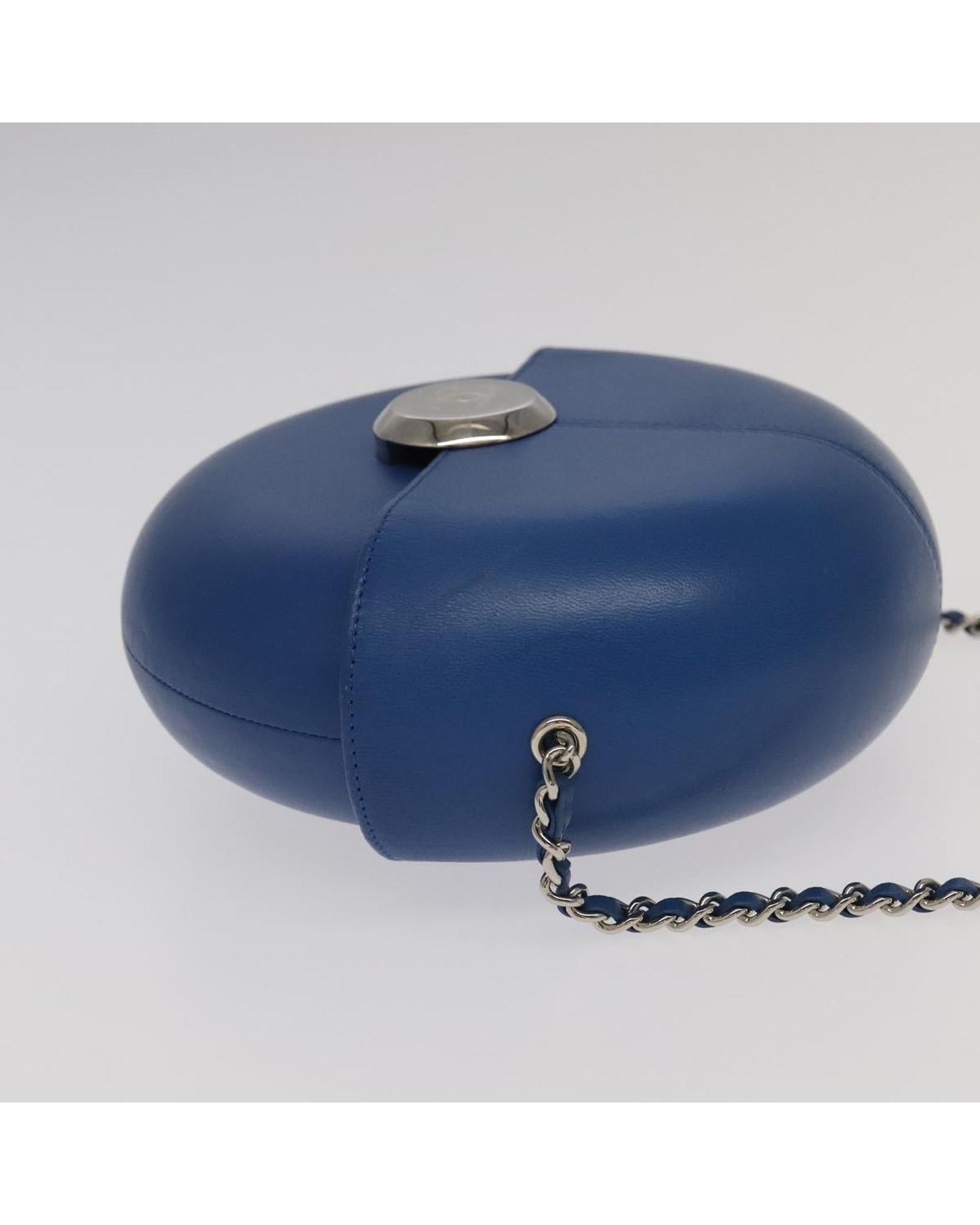 CHANEL Chain Shoulder Bag Lamb Skin CC Auth