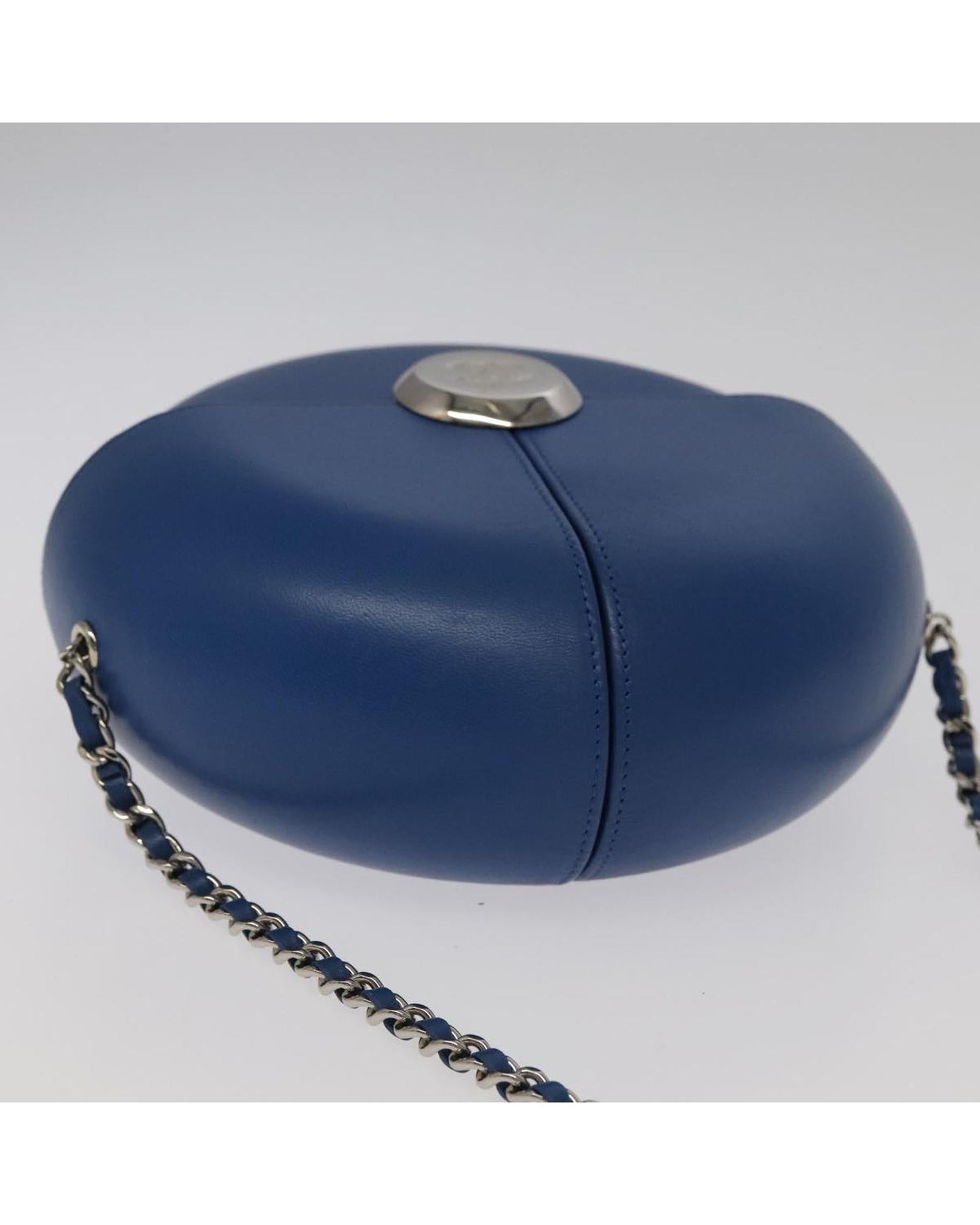 CHANEL Chain Shoulder Bag Lamb Skin CC Auth