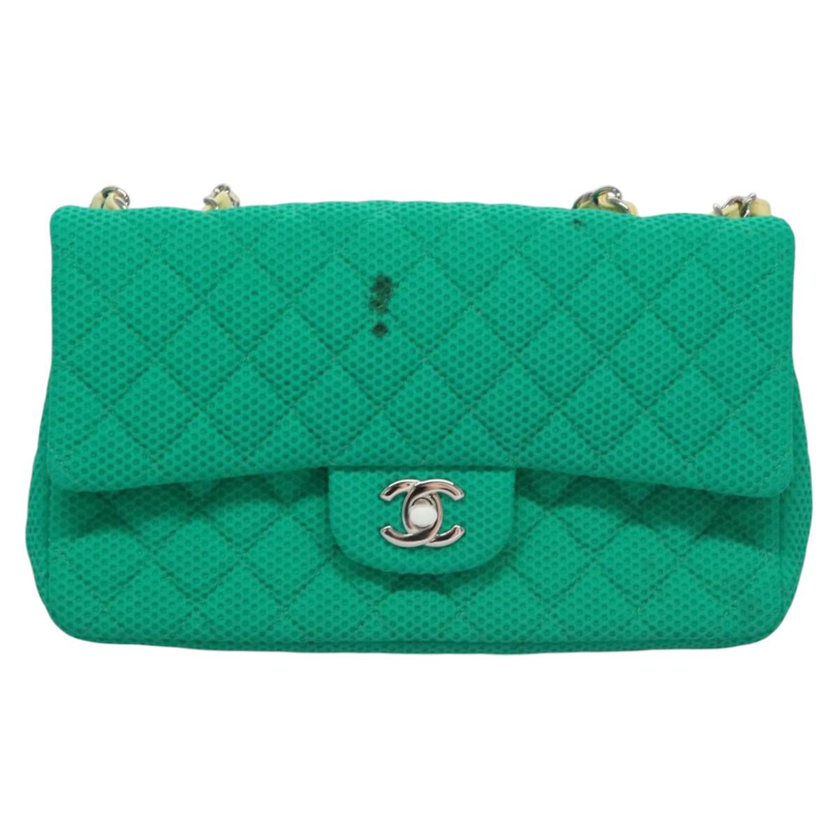 Chanel Cotton Shoulder Bag with  Card
