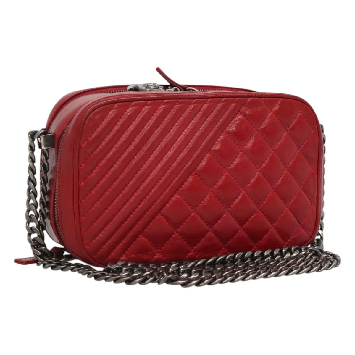 Chanel quilted leather crossbody bag
