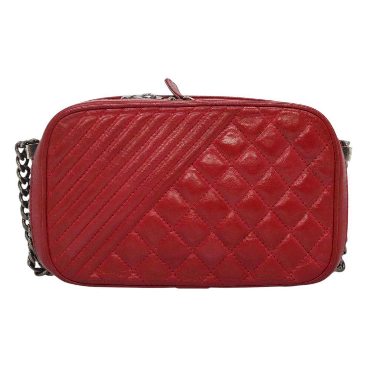 Chanel quilted leather crossbody bag