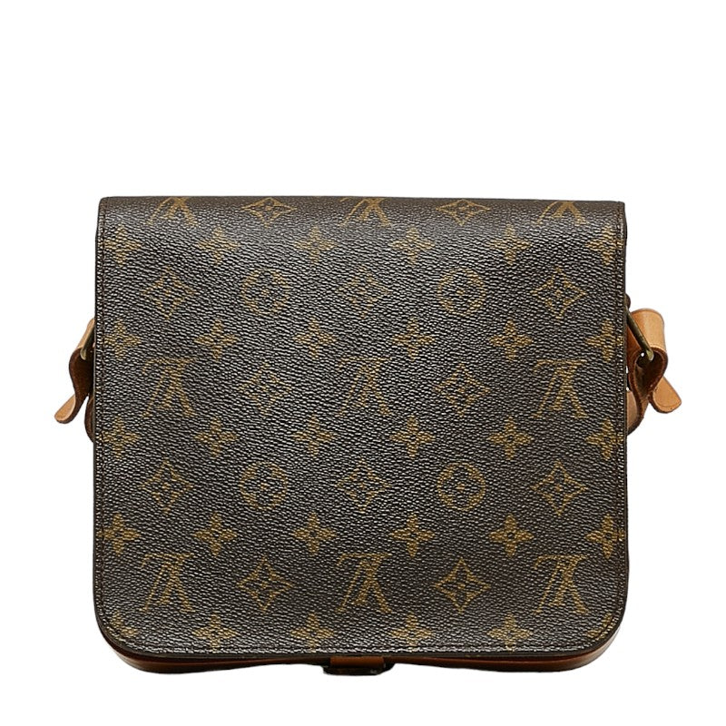 Louis Vuitton Monogram M51253 Shoulder Bag PVC/Leather Brown