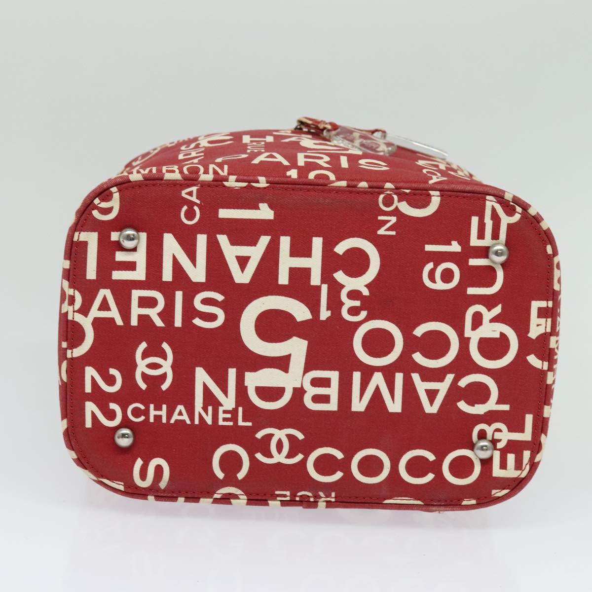 Chanel Canvas Vanity Bag in Good Condition