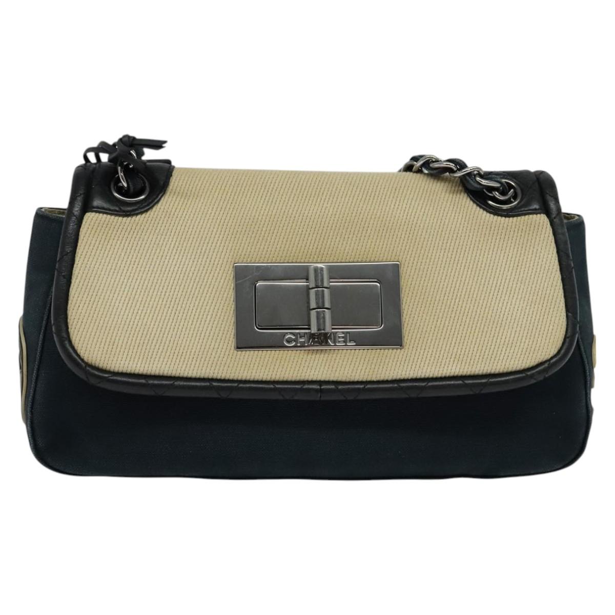 Chanel Mademoiselle Canvas Shoulder Bag