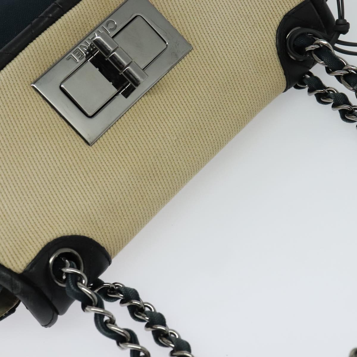 Chanel Mademoiselle Canvas Shoulder Bag