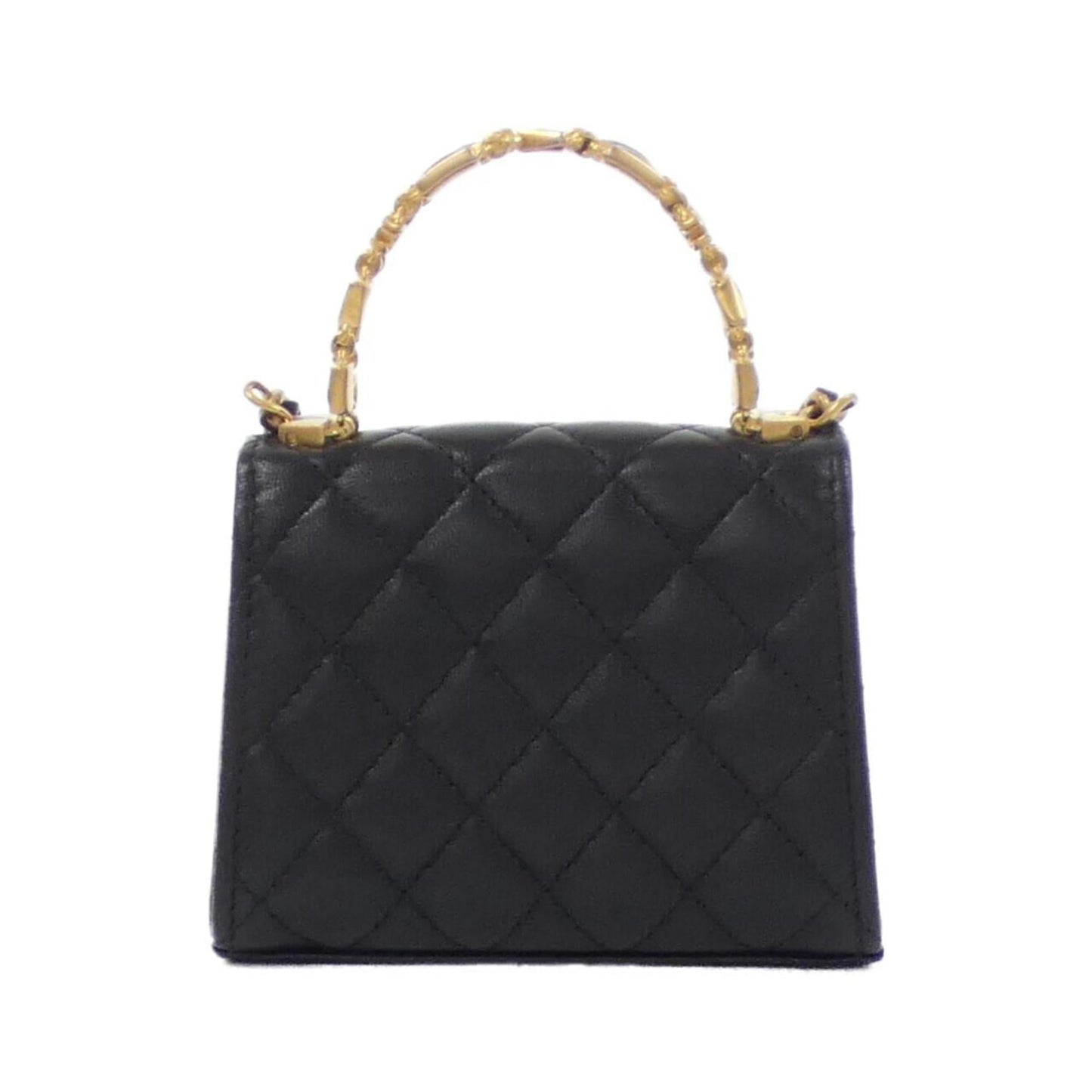 Chanel Leather Coco Handle Bag with Dust Bag and Good Condition