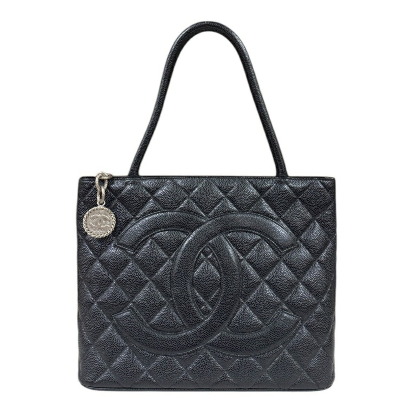 Chanel Leather Medaillon Tote Bag with Minor Wear