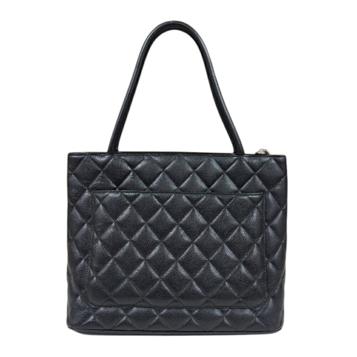 Chanel Leather Medaillon Tote Bag with Minor Wear