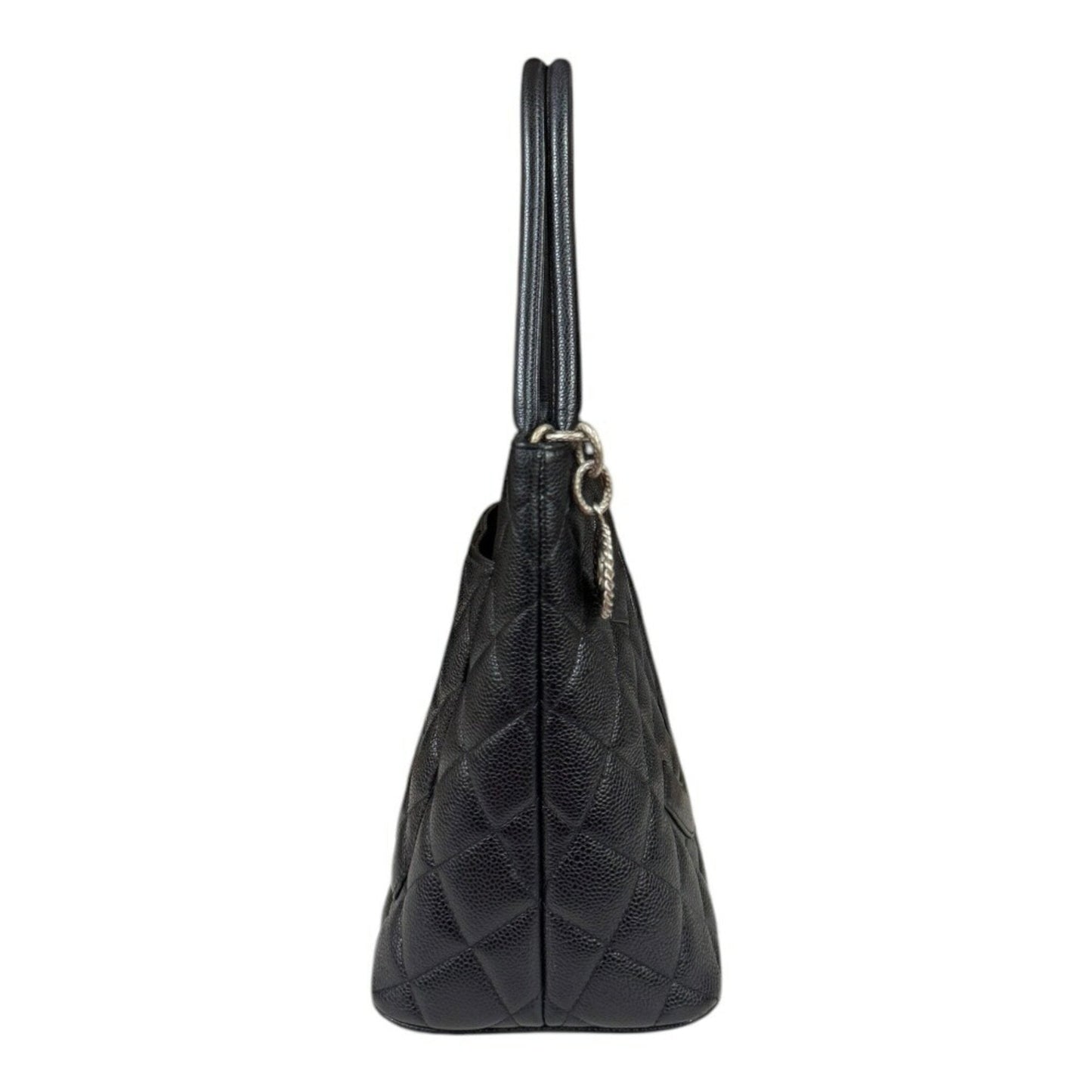 Chanel Leather Medaillon Tote Bag with Minor Wear