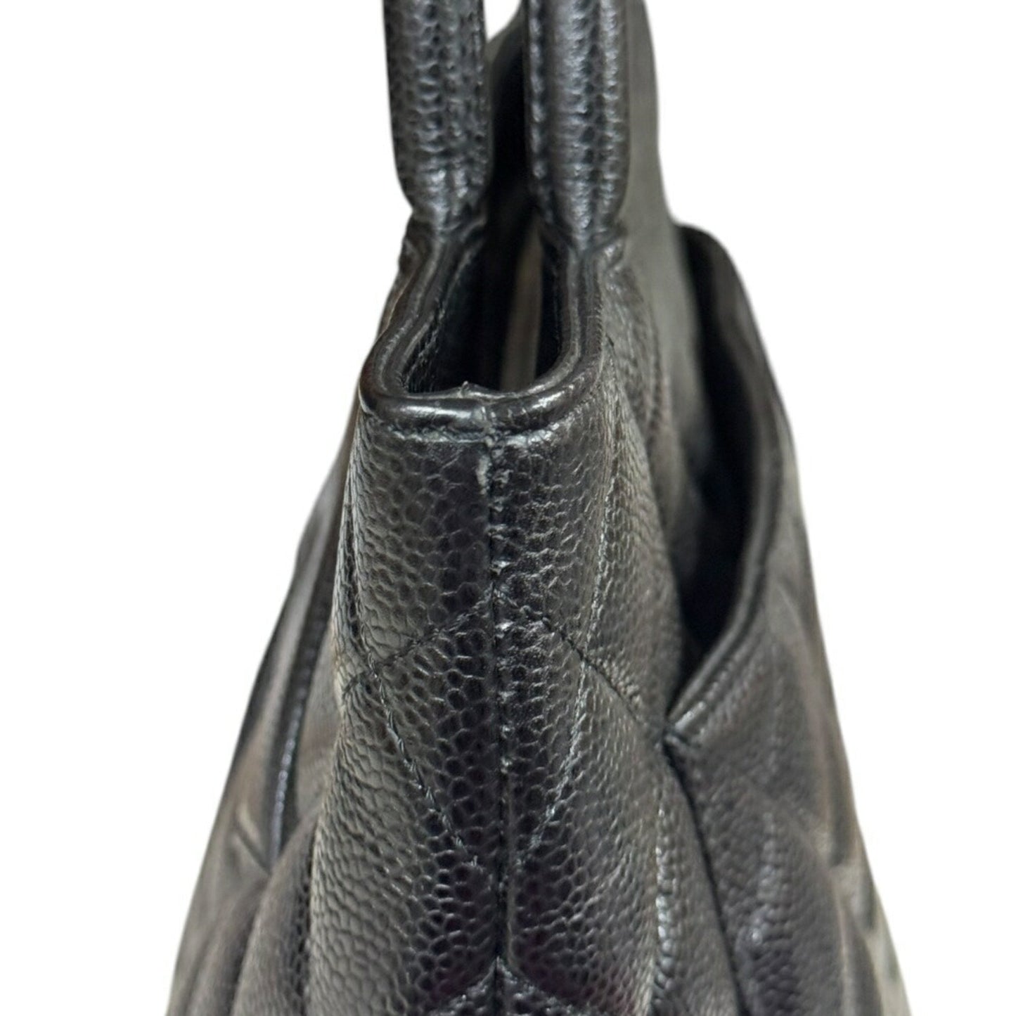 Chanel Leather Medaillon Tote Bag with Minor Wear