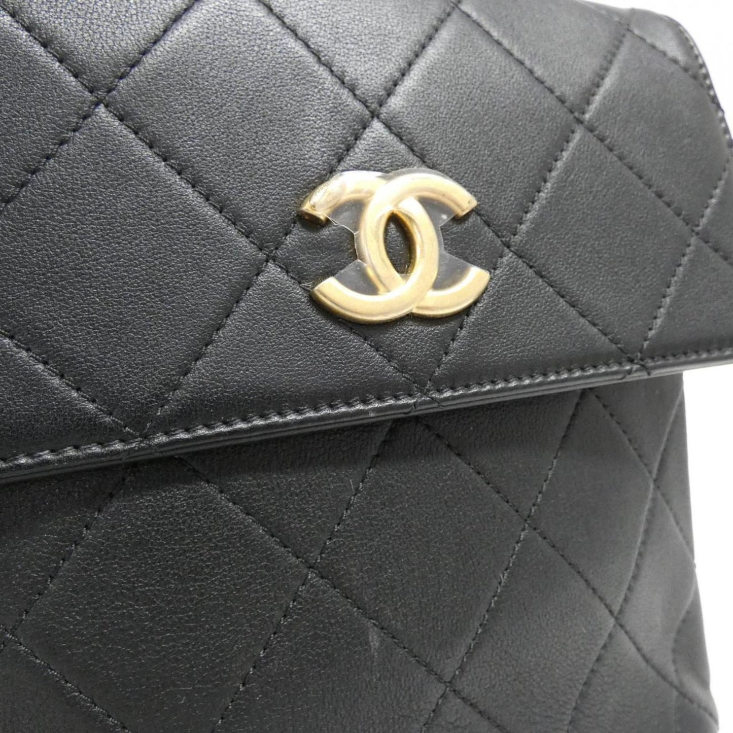 Chanel Luxury Leather Pearl Bag with Dust Bag