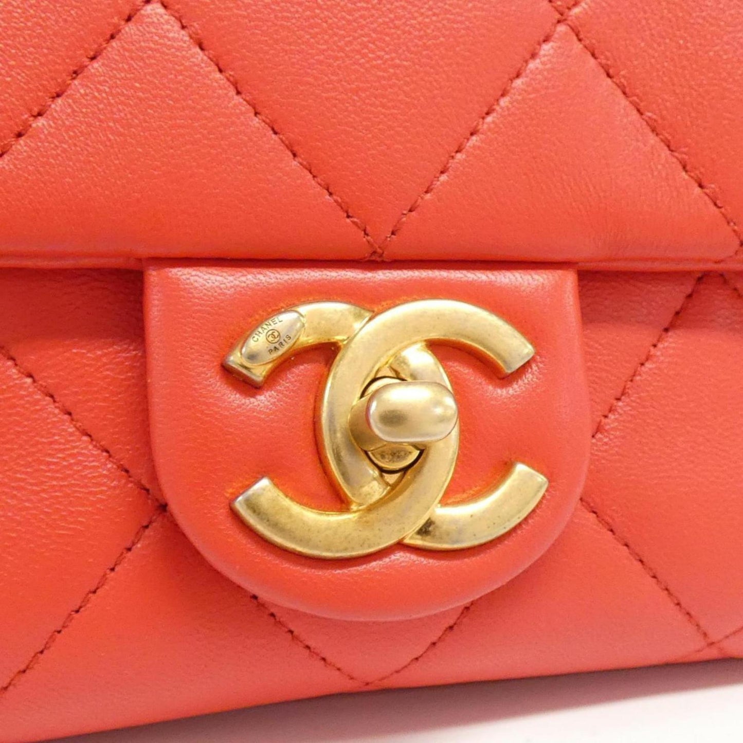 Chanel Leather Shoulder Bag with Dust Bag