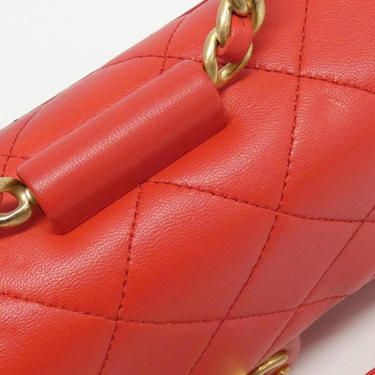 Chanel Leather Shoulder Bag with Dust Bag