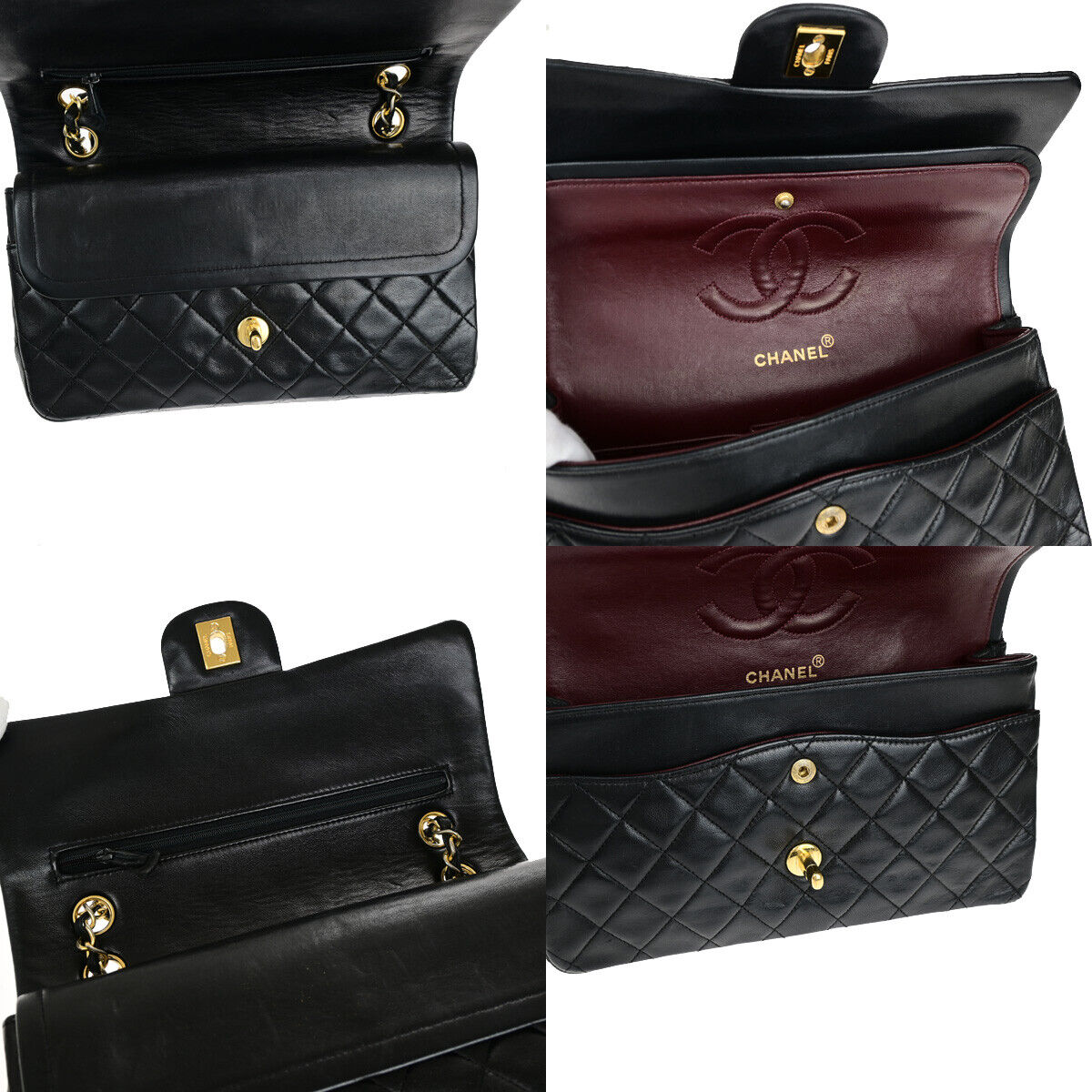 Chanel Classic Flap Bag Medium Lambskin Leather