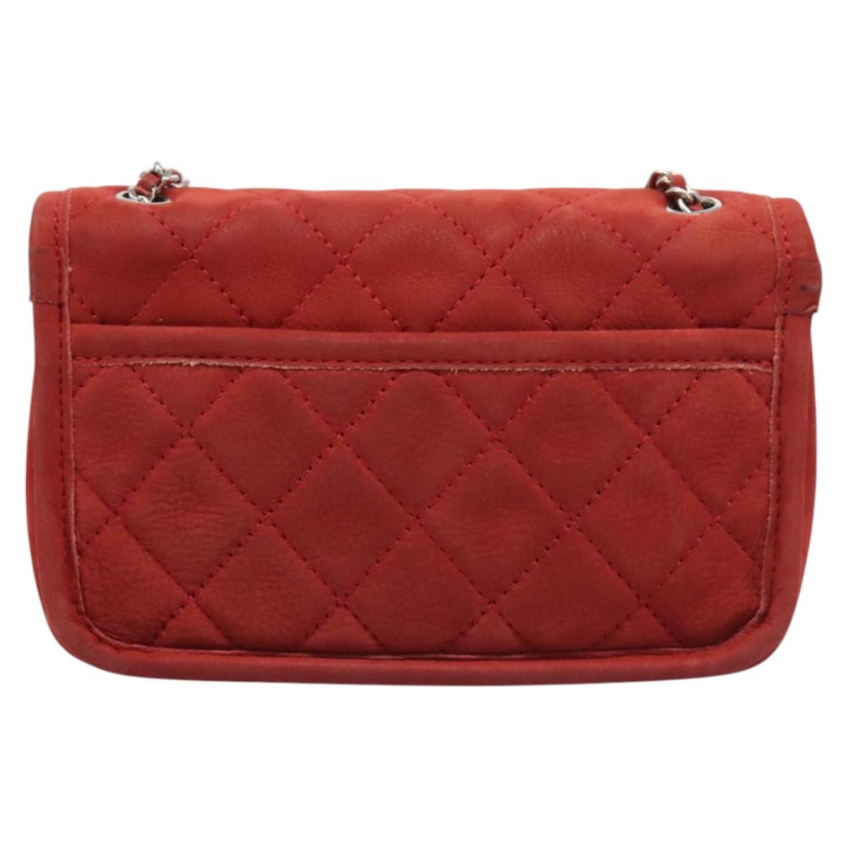 Chanel Timeless Suede Shoulder Bag with  Card