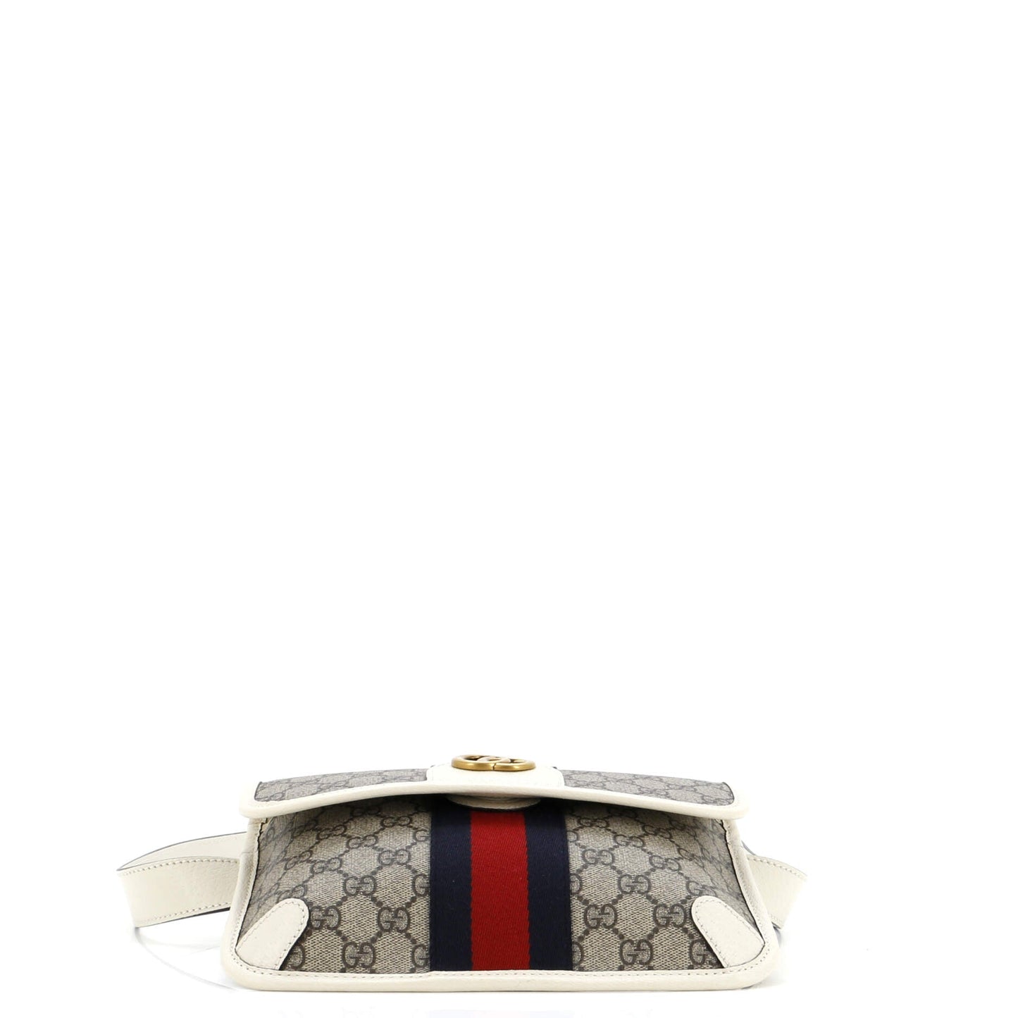 Ophidia Flap Belt Bag GG Coated Canvas