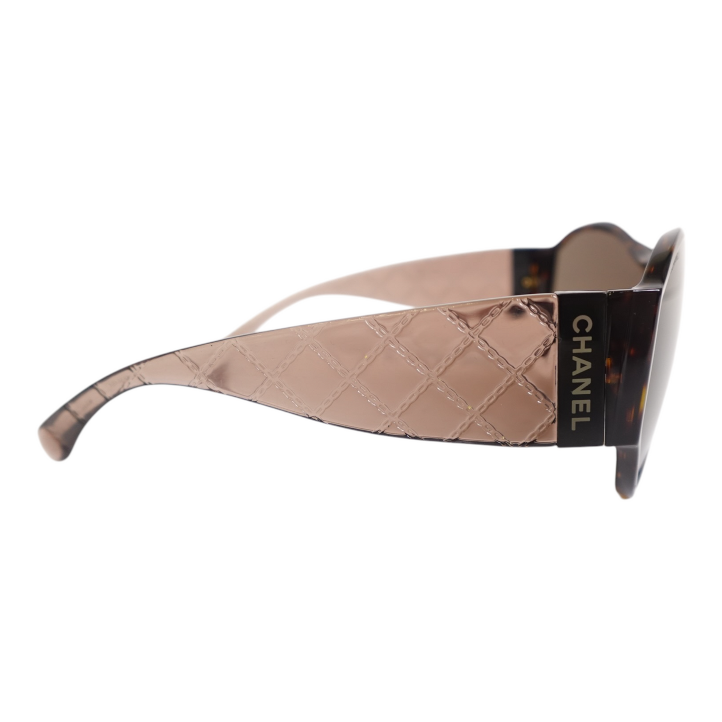 Chanel Brown Shield Sunglasses