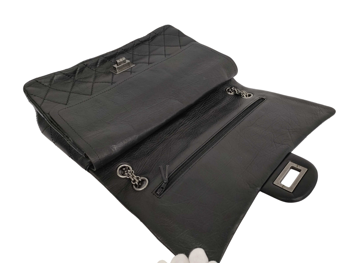 Chanel Luxurious Leather Cross-body Bag with Dust Bag