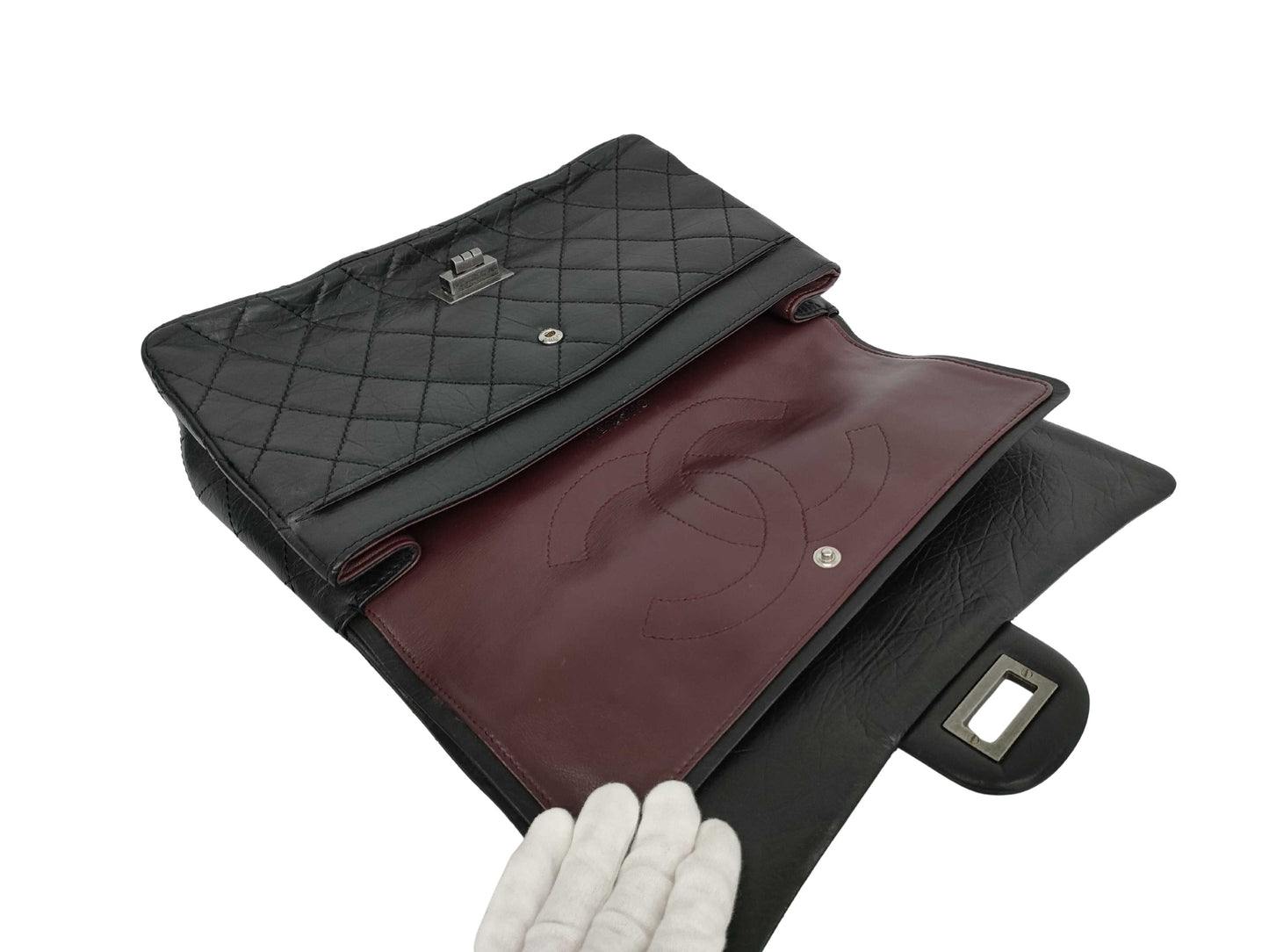 Chanel Luxurious Leather Cross-body Bag with Dust Bag