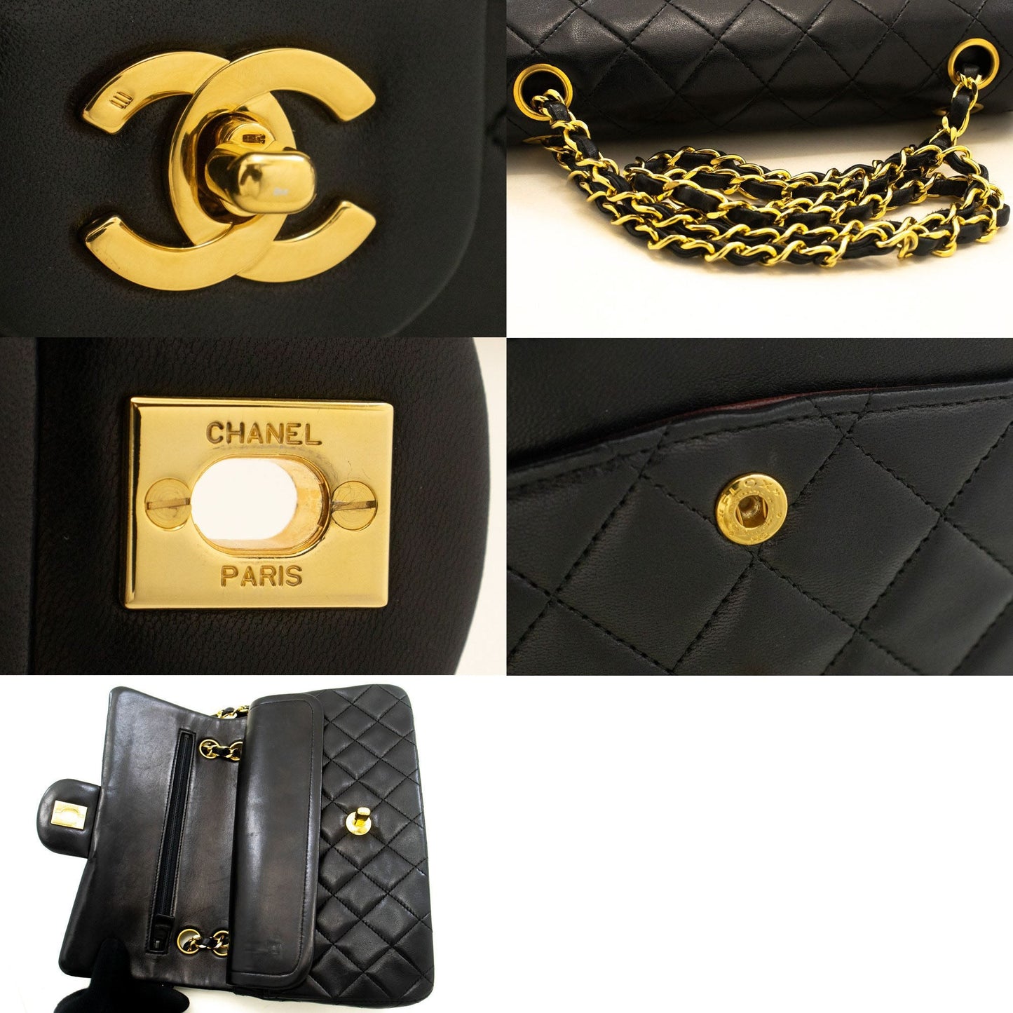 Chanel Classic Flap Bag Medium Quilted Leather