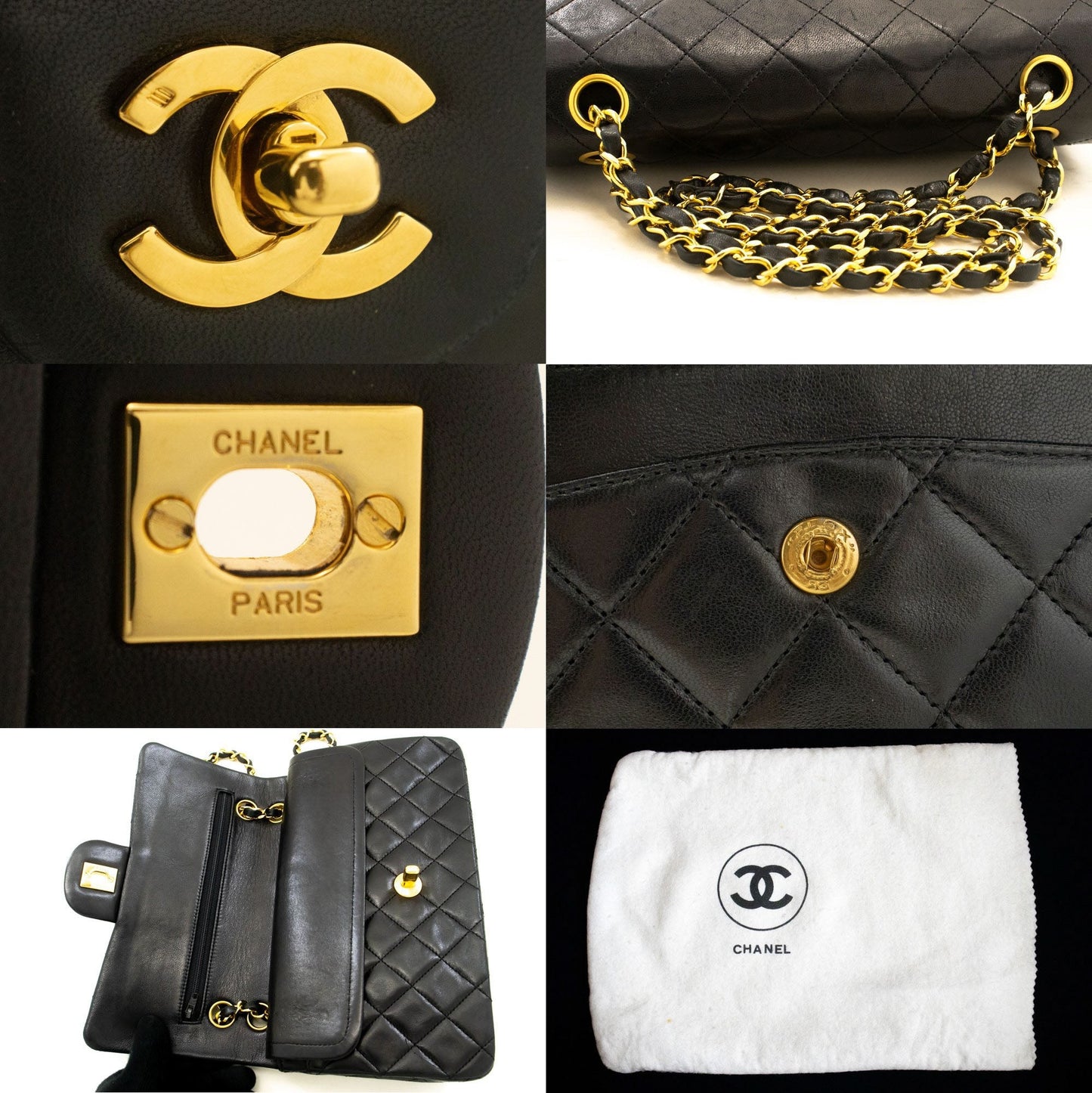 Chanel Classic Flap Bag Medium Quilted Leather