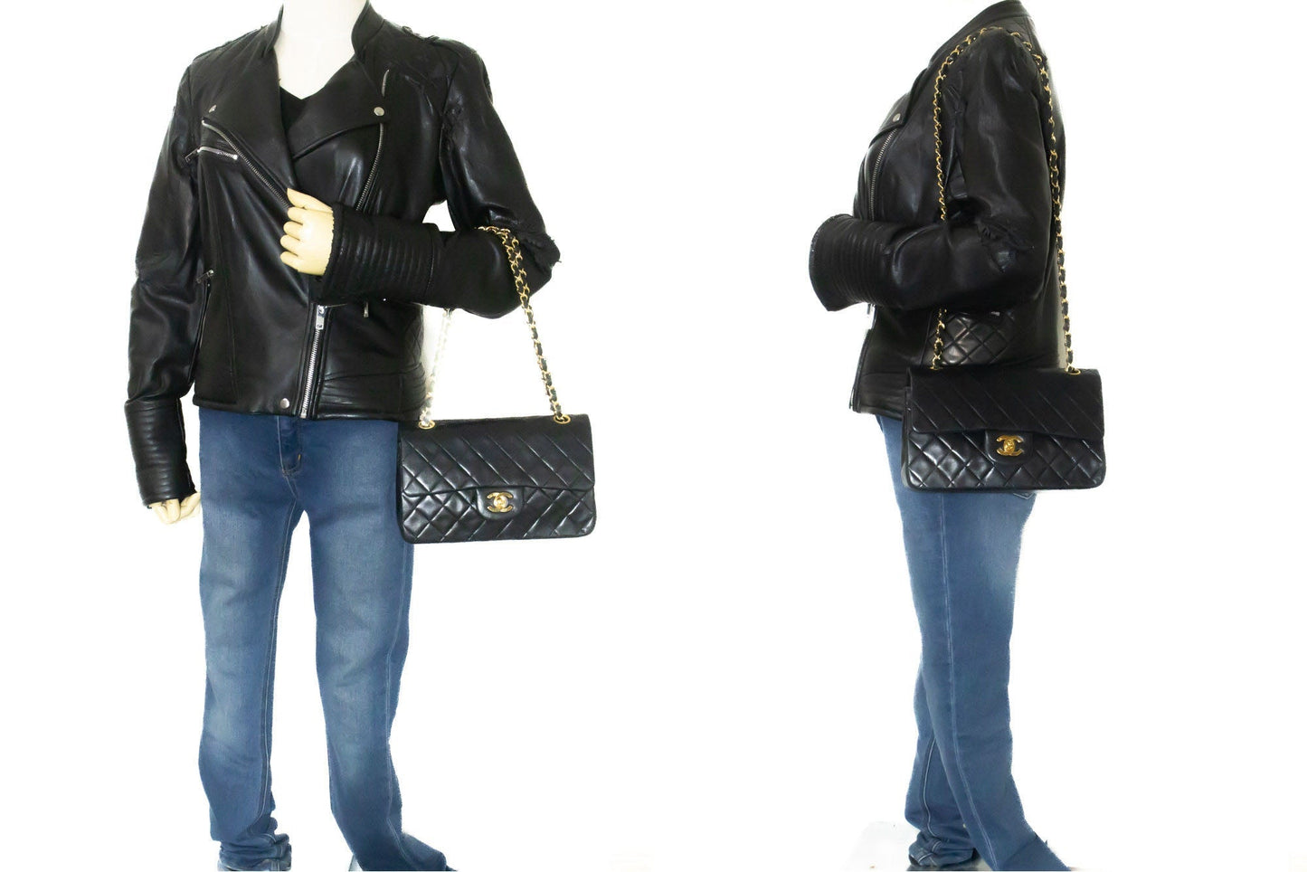 Chanel Classic Flap Bag Medium Quilted Leather