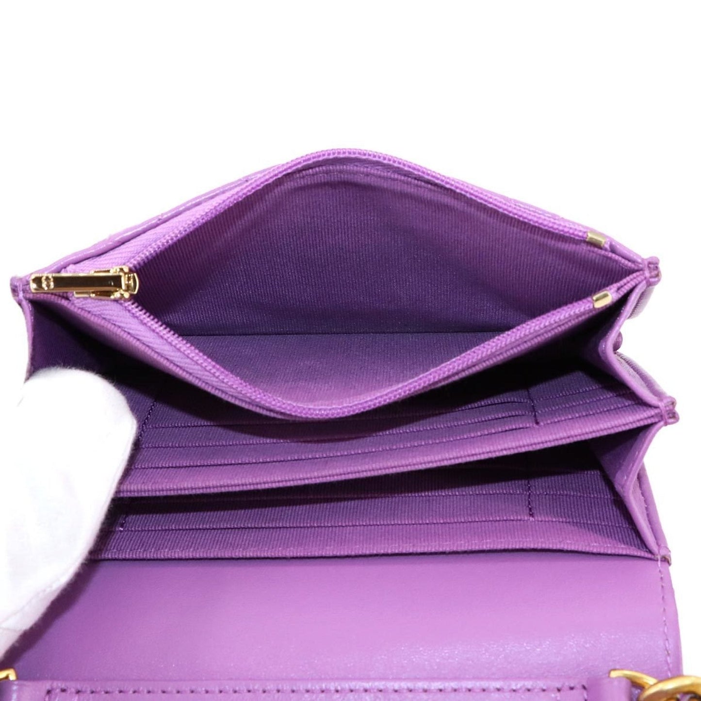 Chanel Leather Shoulder Bag with Dust Bag and  Card