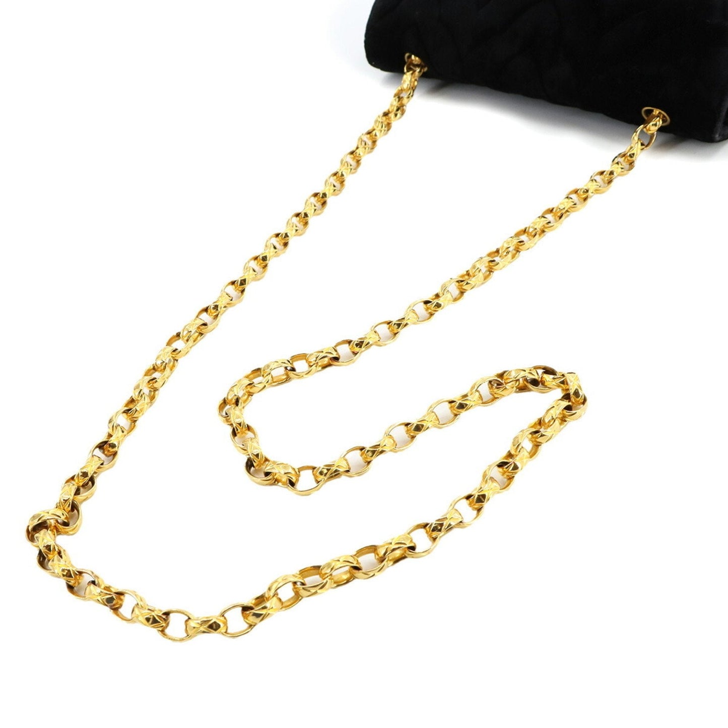 Chanel Velvet Quilted Shoulder Bag