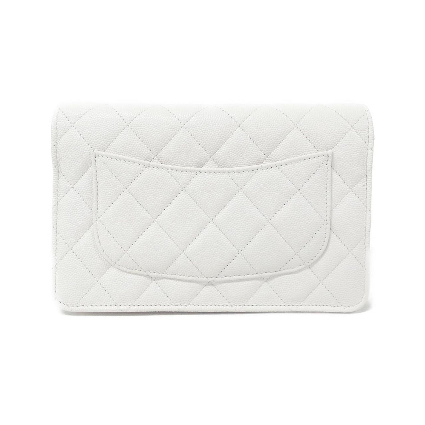Chanel Leather Wallet On Chain with Box and Dust Bag