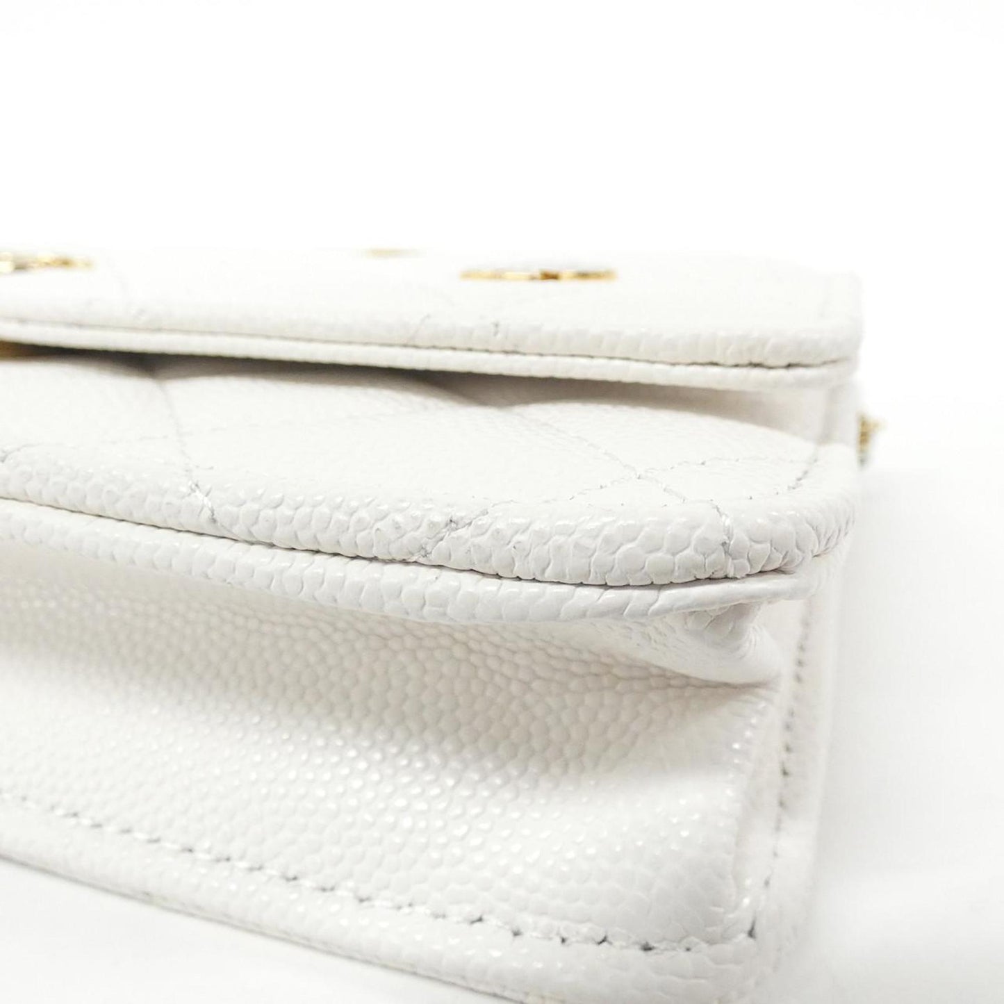 Chanel Leather Wallet On Chain with Box and Dust Bag