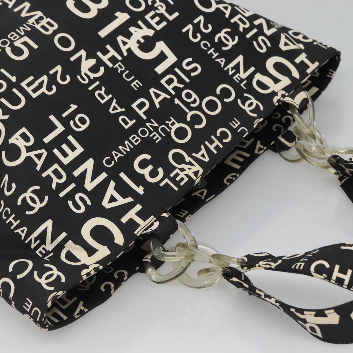 Chanel Cambon Canvas Tote Bag with  Card