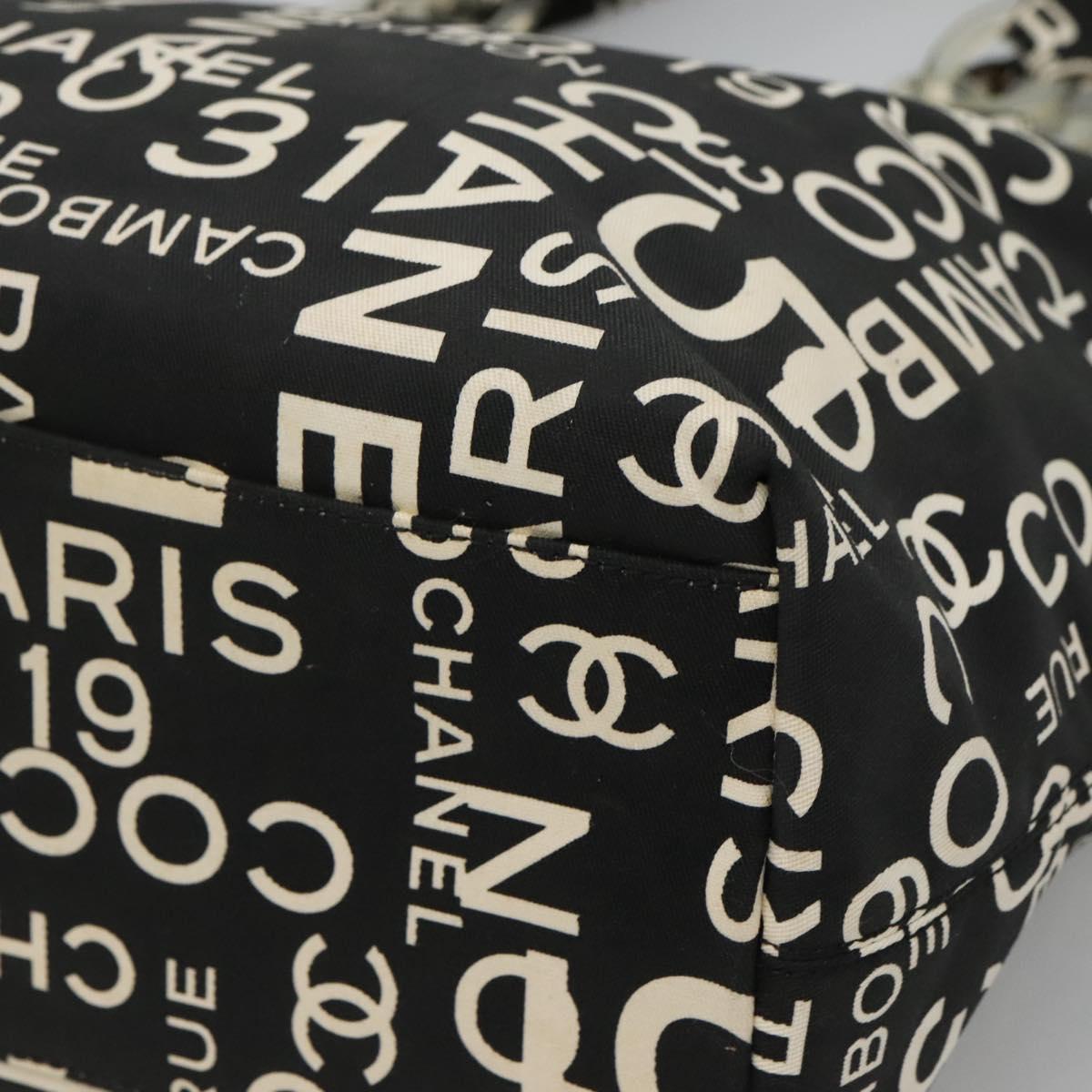 Chanel Cambon Canvas Tote Bag with  Card