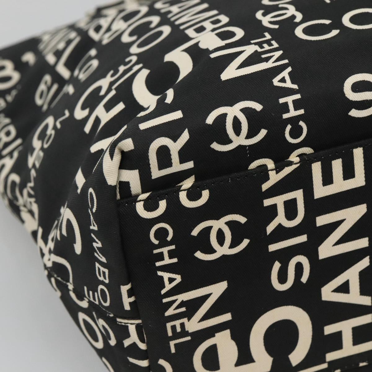 Chanel Cambon Canvas Tote Bag with  Card