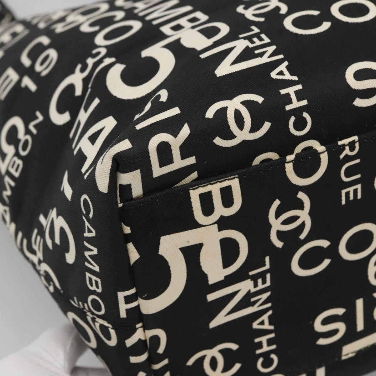 Chanel Cambon Canvas Tote Bag with  Card