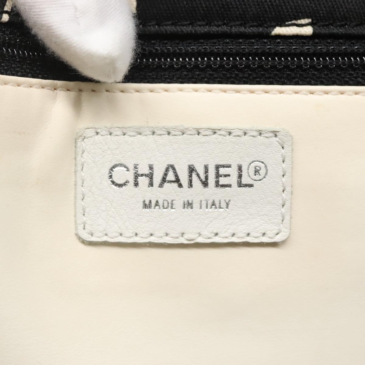 Chanel Cambon Canvas Tote Bag with  Card